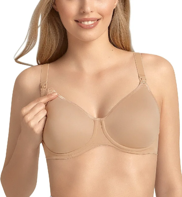 Anita Non-Padded Seamless Nursing Underwire Bra (5068) - Skin