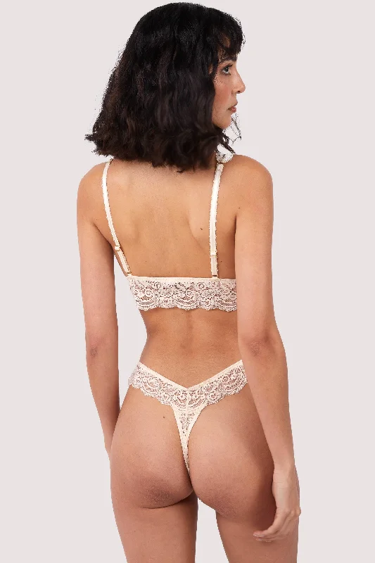 Ariana Vanilla Lace Bralette