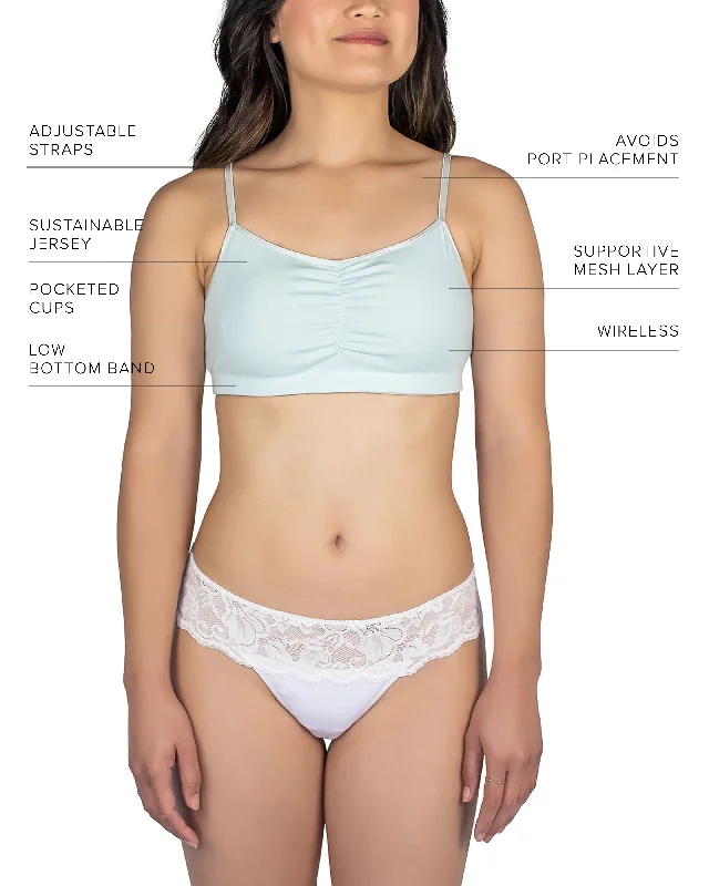 Astrid Jersey Bralette S M, Mist