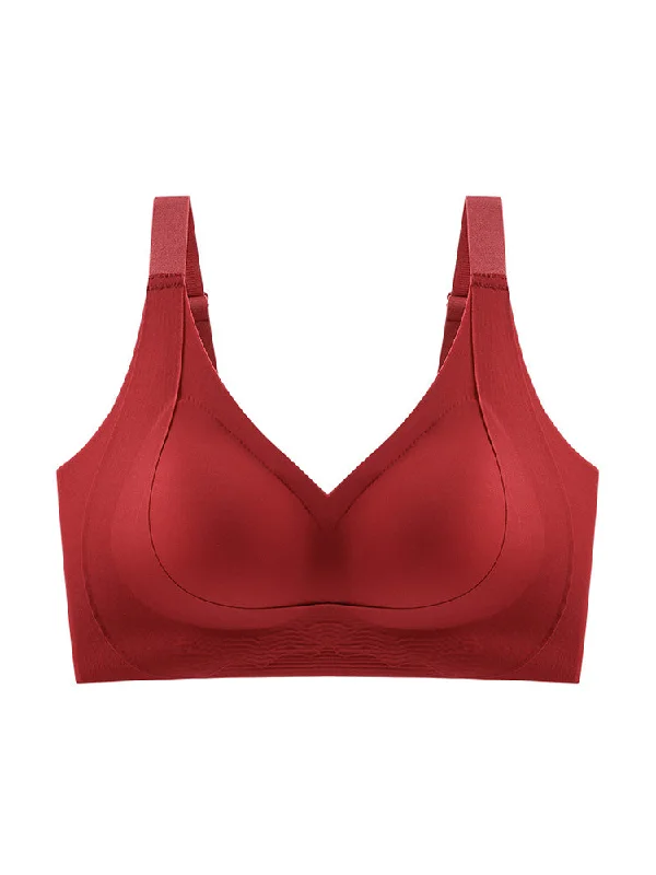 Comfort V Neck Push Up Wireless Bra