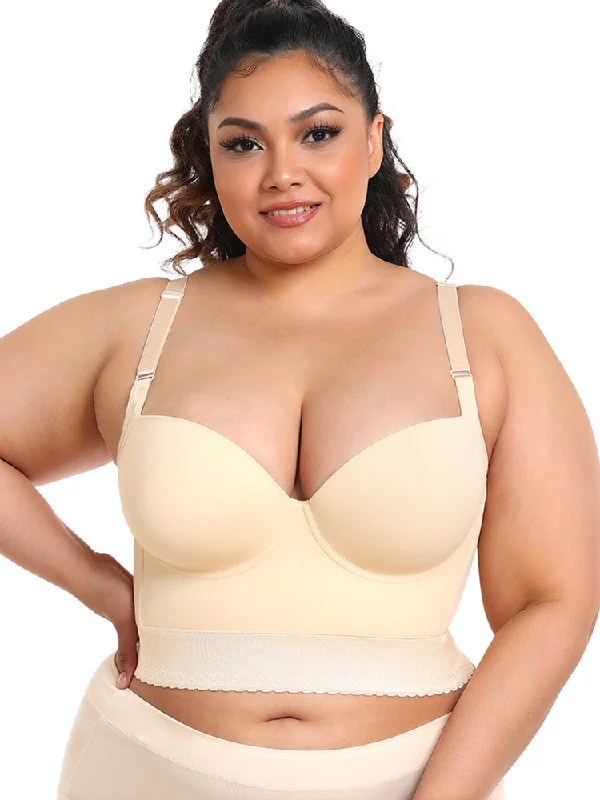 High Support Body-shaping Push Up Underwire Bra