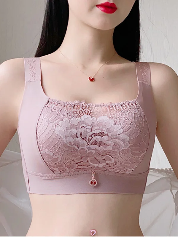 Lift-Up Anti-Sagging Thin Wire-Free Minimizer Bra