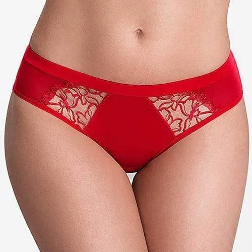 Peek A Boo Bikini Panty Stefi L Crimson