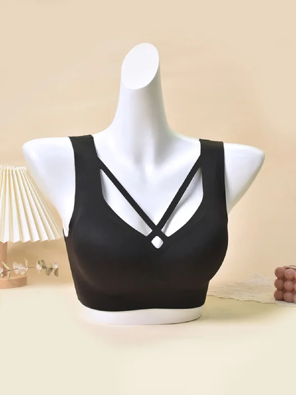 Seamless Soft Support Anti-Side Expansion Wire-Free Bra