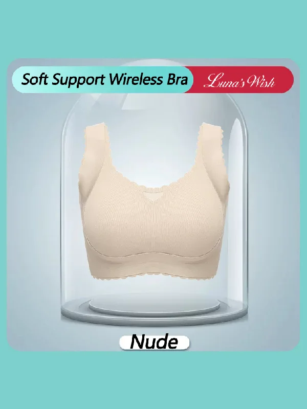 Soft Support Wireless Minimizer Bra