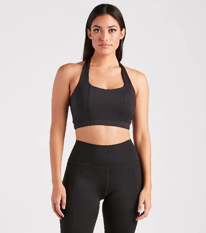 Sporty Style Racerback Tank Bra