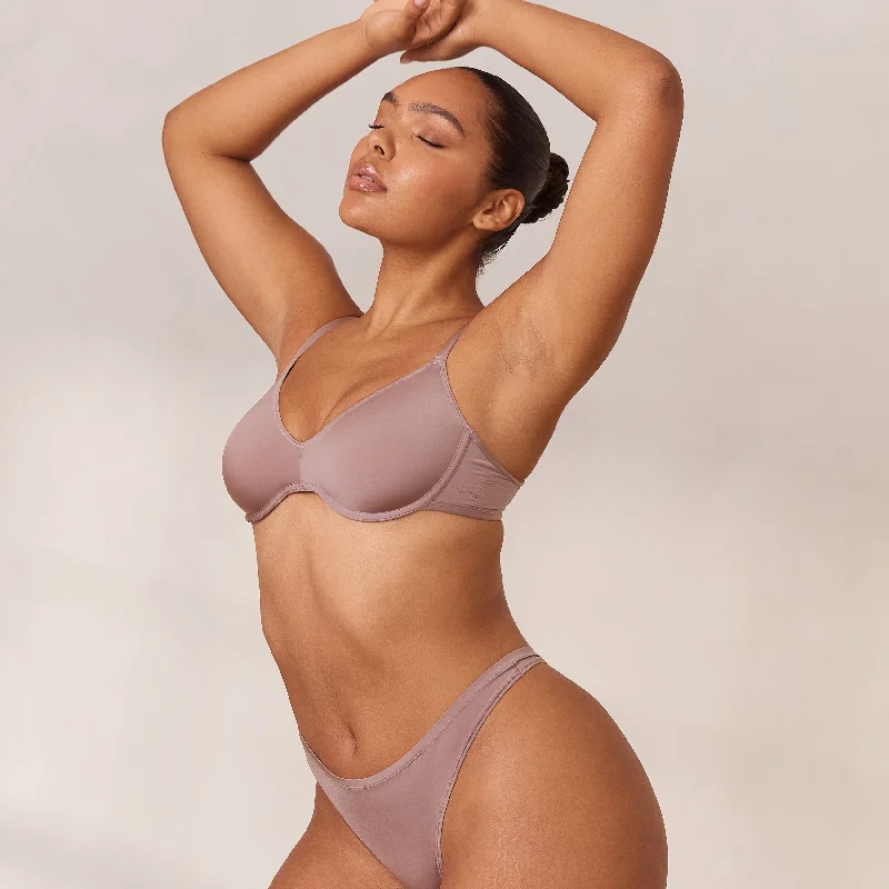 Barely There Plunge Bra - Mauve