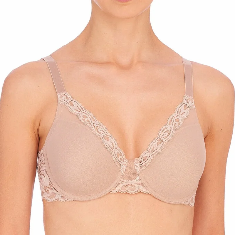 Feathers Full Figure Underwire Bra - 741299 - Cafe