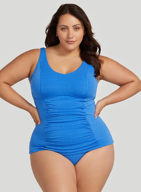 Artesands: Nefertiti Raphael E F Underwire Tankini Top Blue