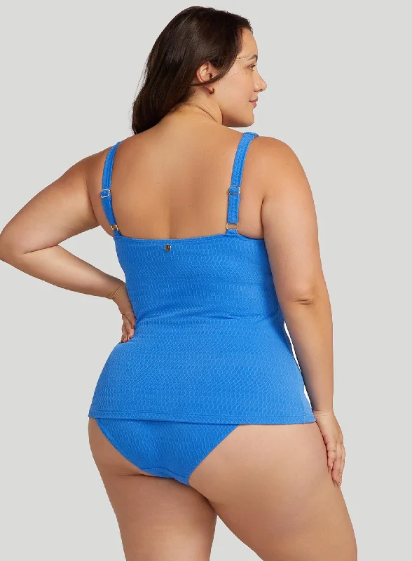 Artesands: Nefertiti Raphael E F Underwire Tankini Top Blue