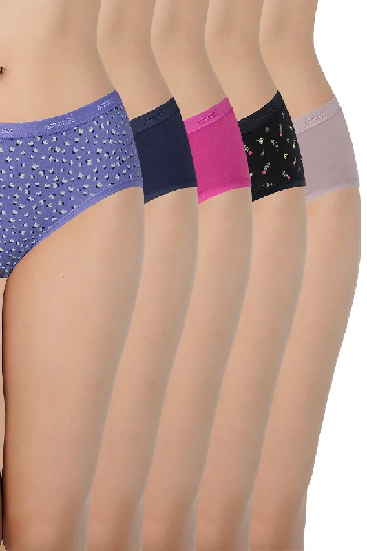 Assorted Low Rise Hipster Panties (Pack of 5)