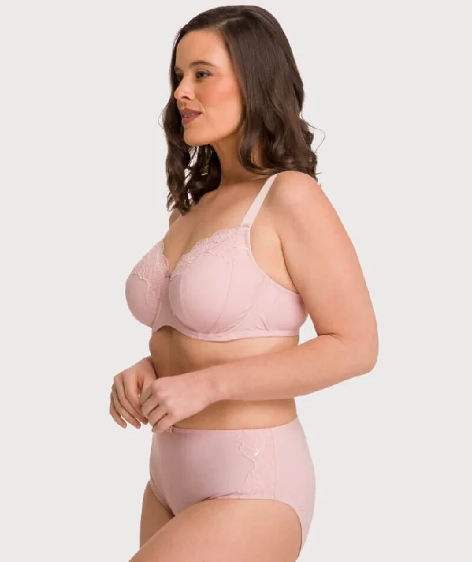 Ava & Audrey Jacqueline Full Cup Underwired Bra 2 Pack - Blush