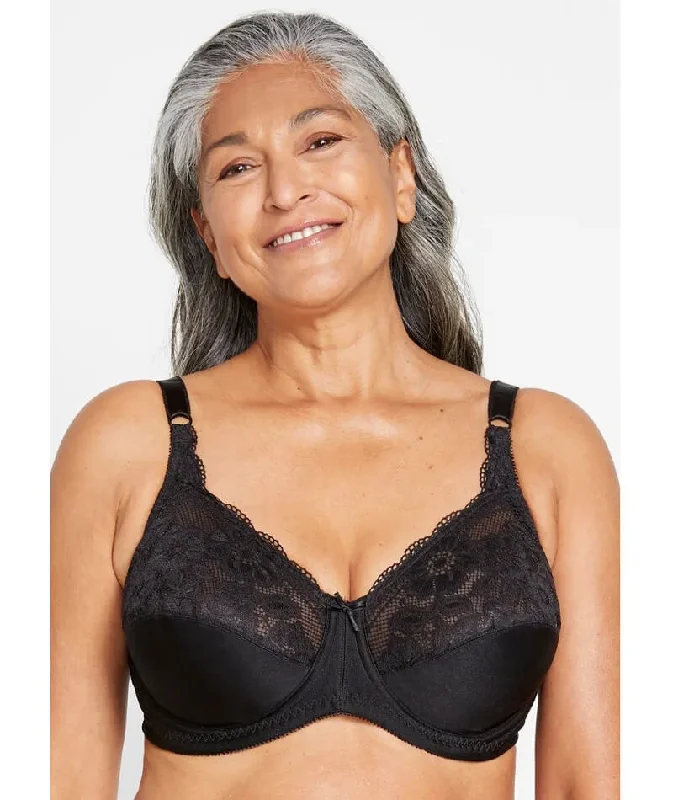 Berlei Classic Lace Underwire Bra - Black