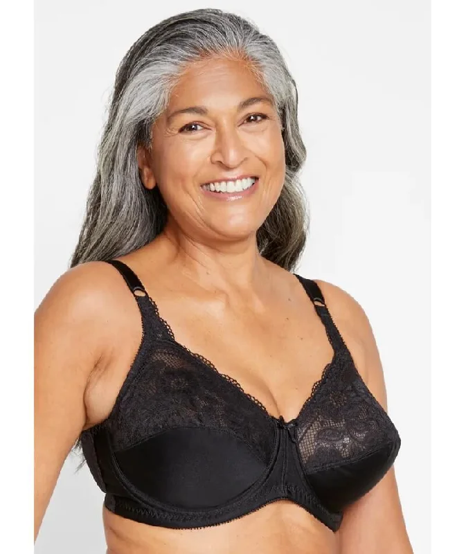 Berlei Classic Lace Underwire Bra - Black