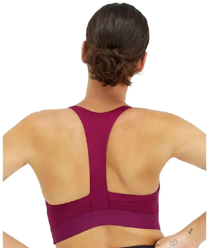 Berlei Euphoria Contour Crop Wire-free Bra - Deep Cranberry