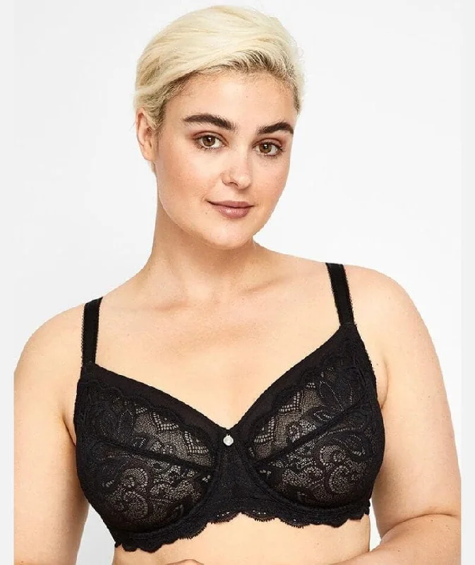 Berlei Luxury Lace Classic Non-Contour Bra - Black