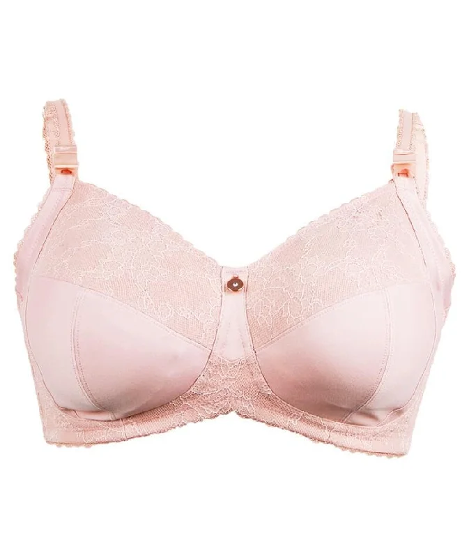 Cake Maternity Tea Wire-Free Soft Cup Nursing Bra -  Blush