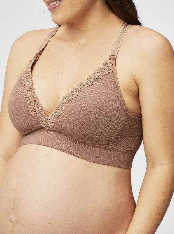 Cake Maternity Tutti Frutti Bamboo Nursing Mocha Bra