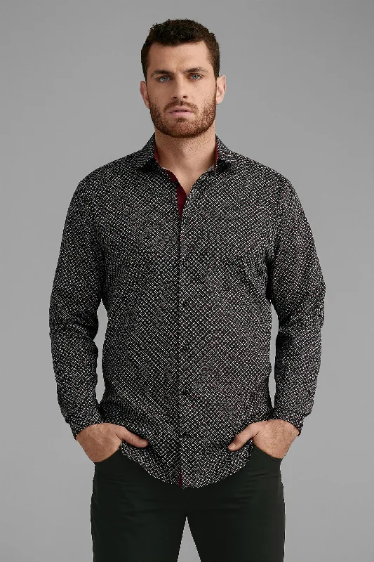 Chemise coupe ajustée imprimé - Homme