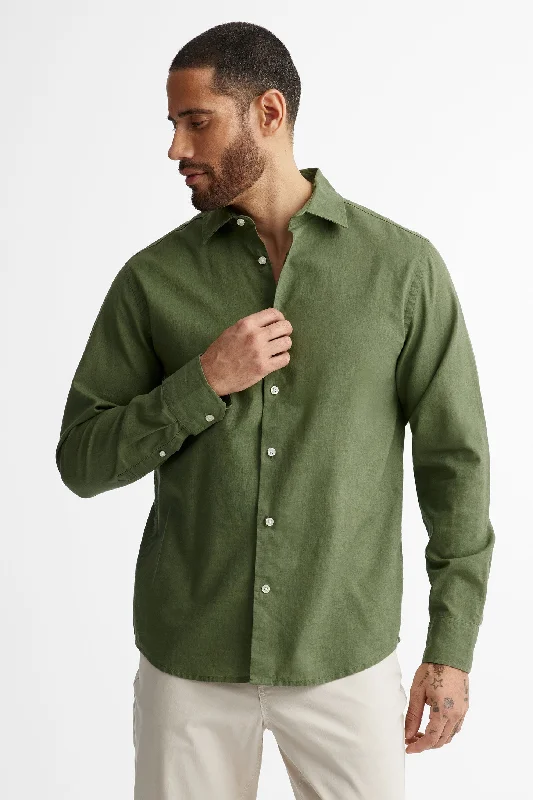 Chemise manches longues en lin - Homme