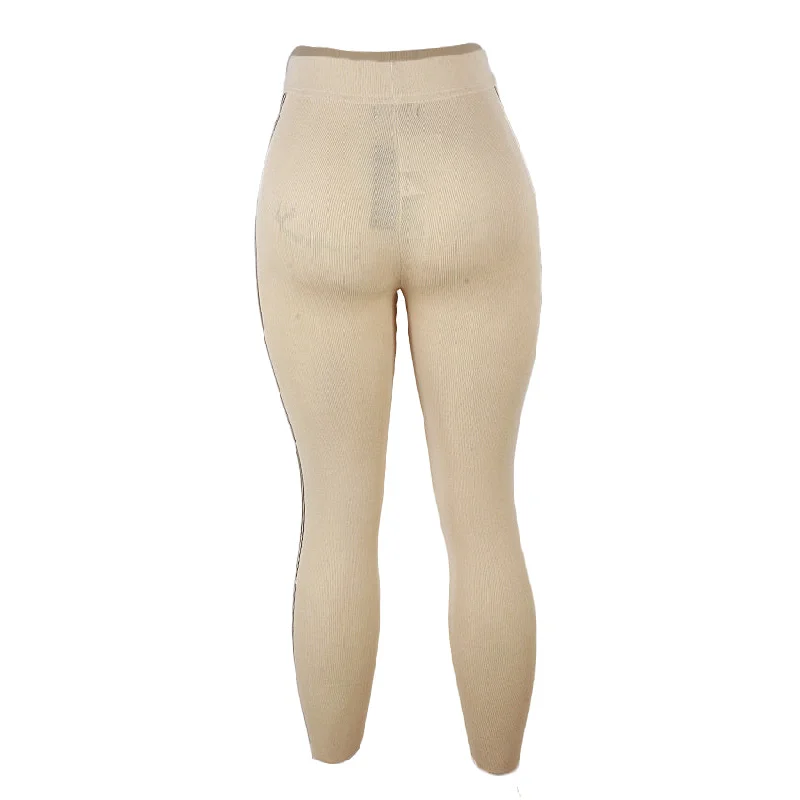 REDTAG Cream Leggings for Women