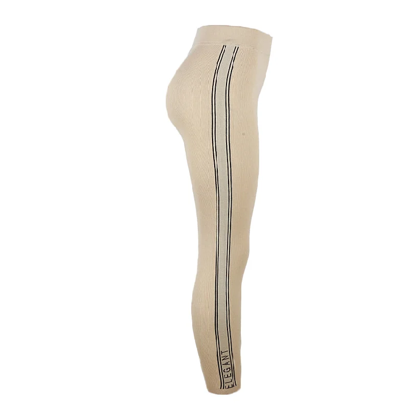 REDTAG Cream Leggings for Women