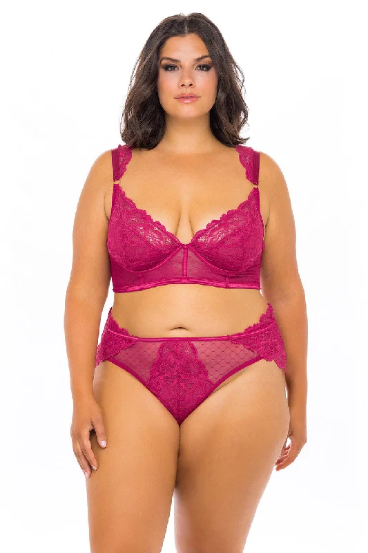 Curvy Harper Longline Bra Set