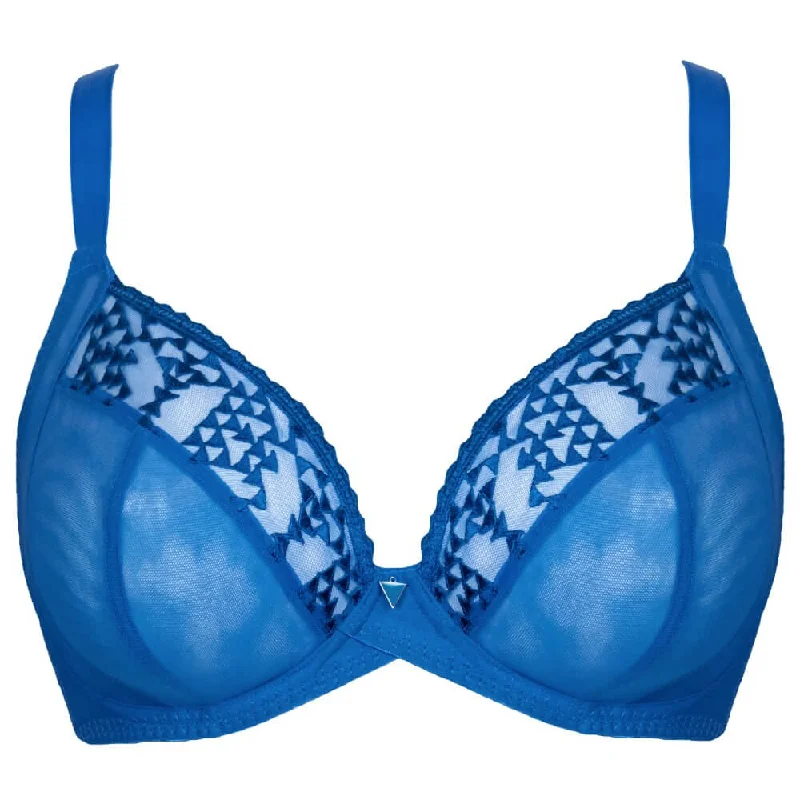 Curvy Kate Centre Stage Full Plunge Bra - Blue