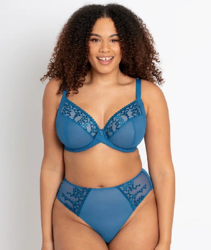 Curvy Kate Centre Stage Full Plunge Bra - Blue