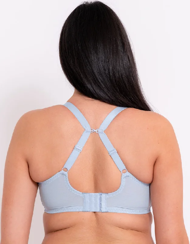 Curvy Kate Centre Stage Full Plunge Side Support Bra Icy Blue