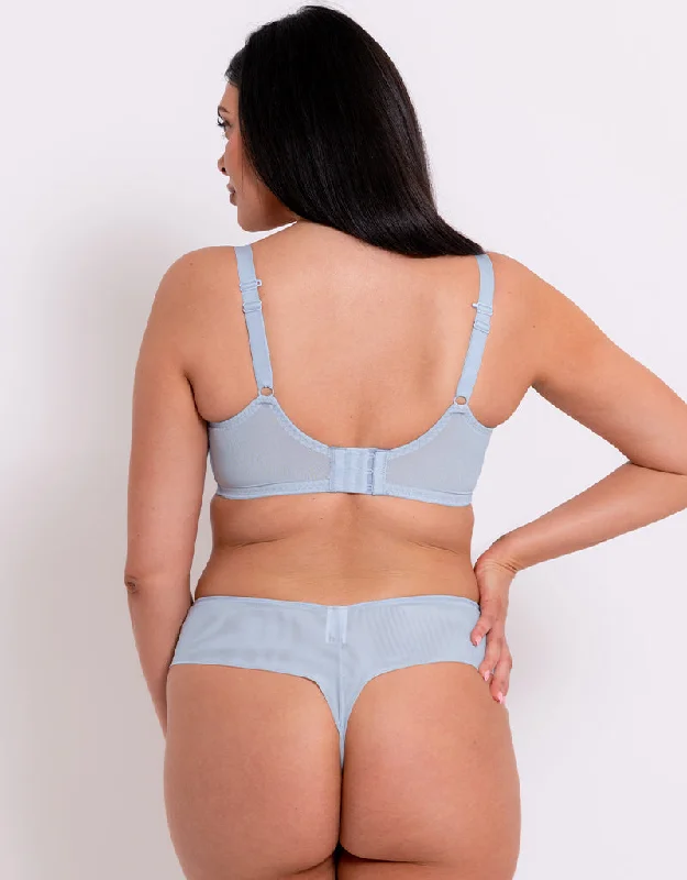 Curvy Kate Centre Stage Full Plunge Side Support Bra Icy Blue