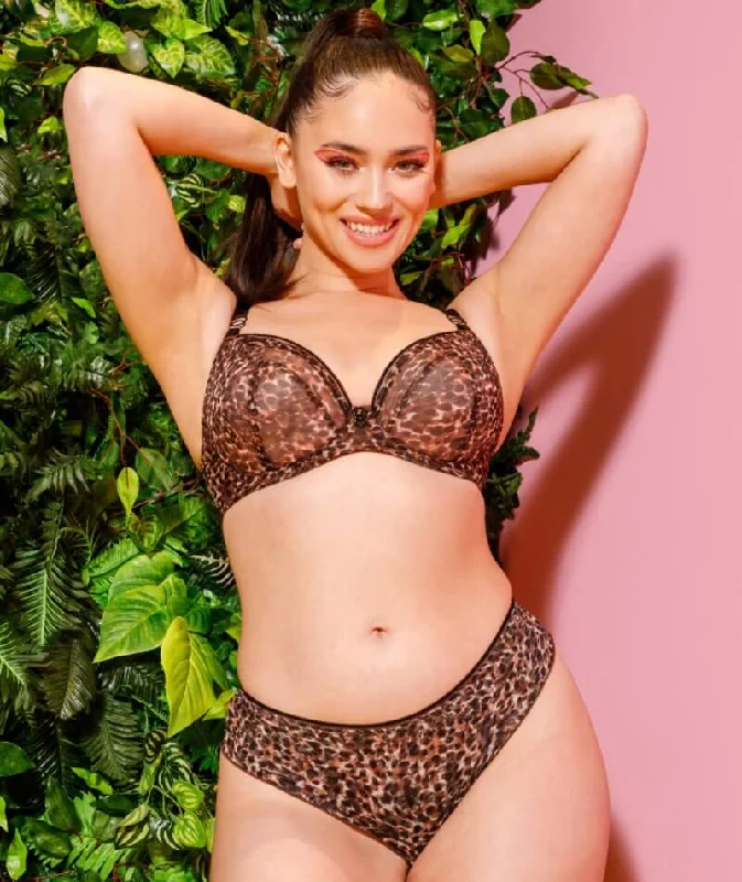 Curvy Kate Lifestyle Plunge Bra - Animal Print