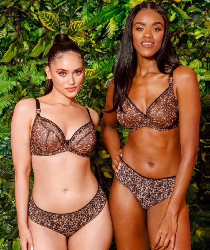 Curvy Kate Lifestyle Plunge Bra - Animal Print