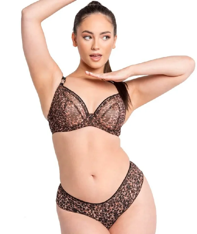 Curvy Kate Lifestyle Plunge Bra - Animal Print