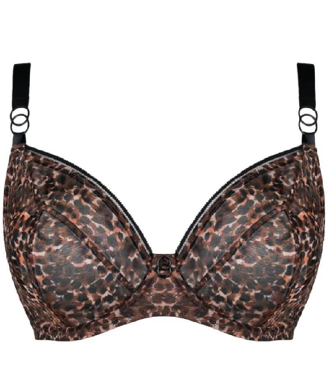 Curvy Kate Lifestyle Plunge Bra - Animal Print