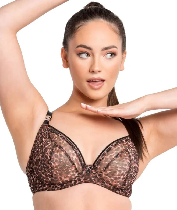 Curvy Kate Lifestyle Plunge Bra - Animal Print