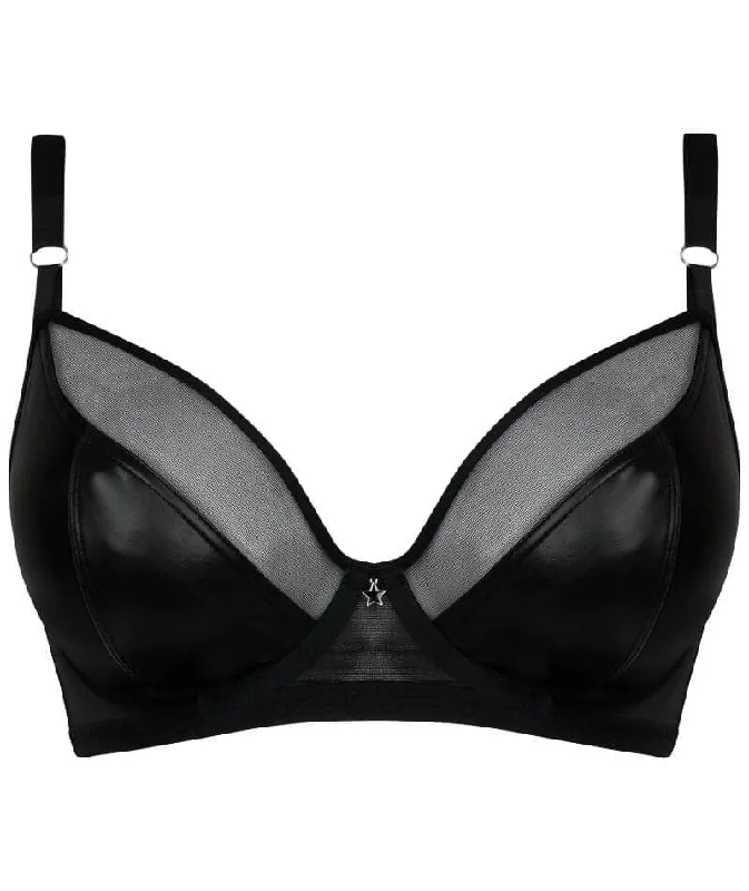 Curvy Kate Lucky Star Underwire Plunge Bra - Black