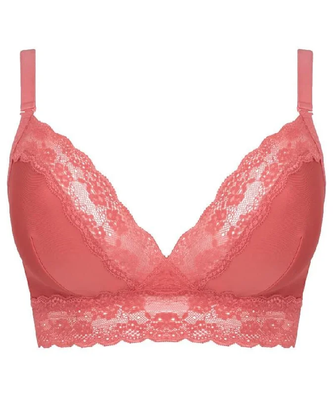 Curvy Kate Twice the Fun Reversible Wire-free Bralette - Pink/Purple