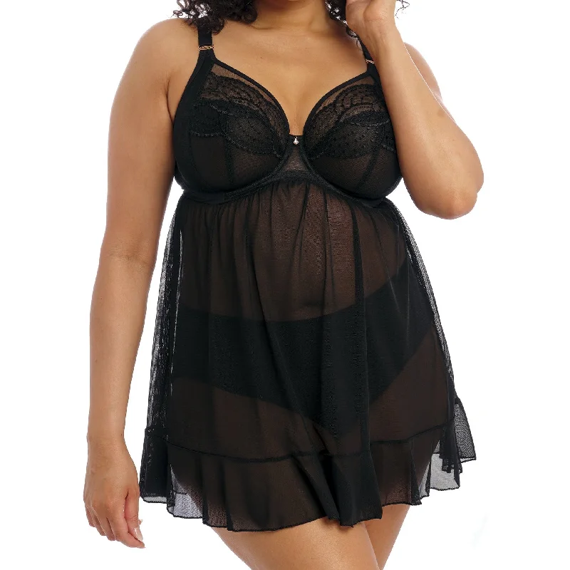 Priya Underwire Babydoll - EL4551 - Black