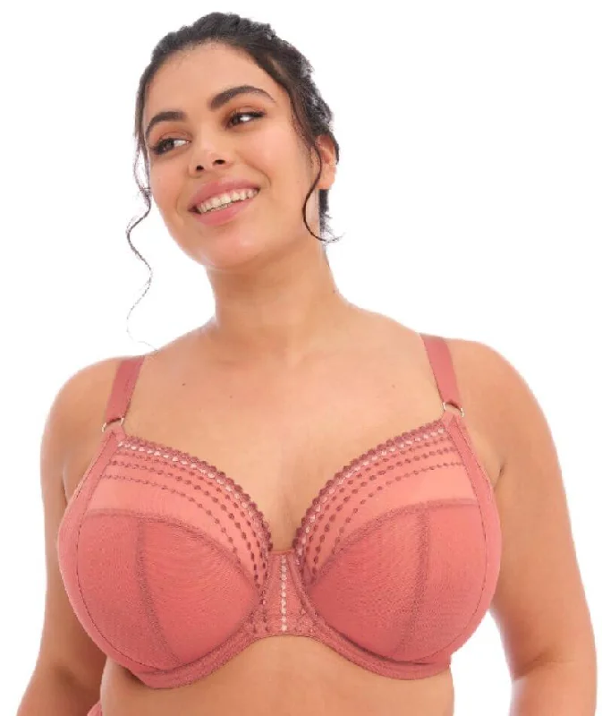 Elomi Matilda Underwire Plunge Bra - Rose