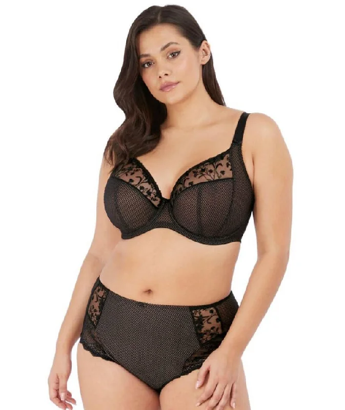 Elomi Charley Underwire Plunge Bra - Jet