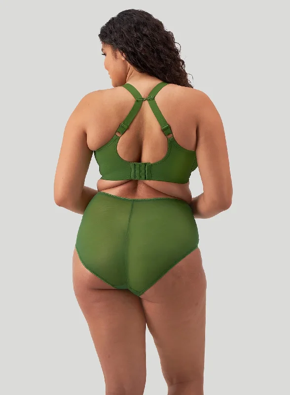 Elomi: Matilda Plunge Bra Jungle Green