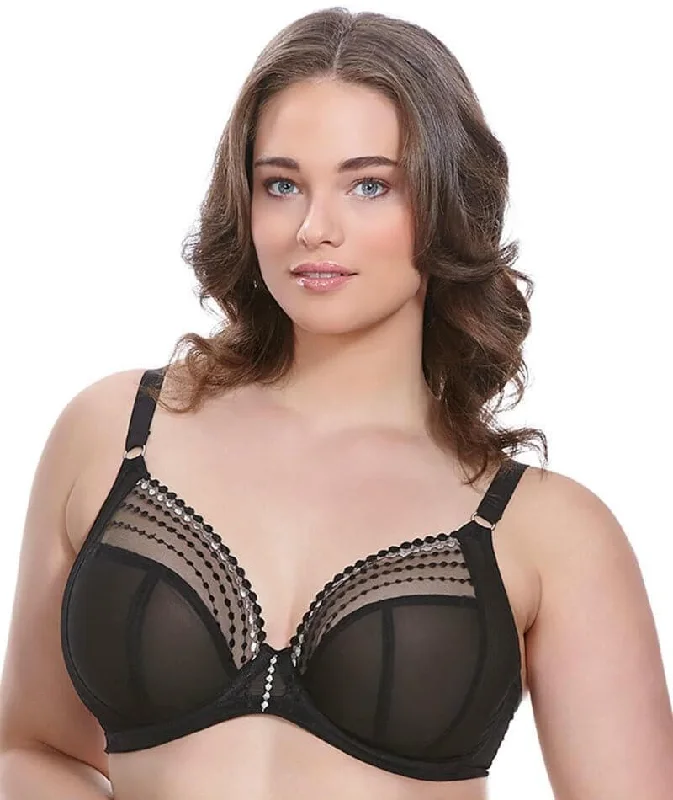 Elomi Matilda Underwired Plunge Bra - Black