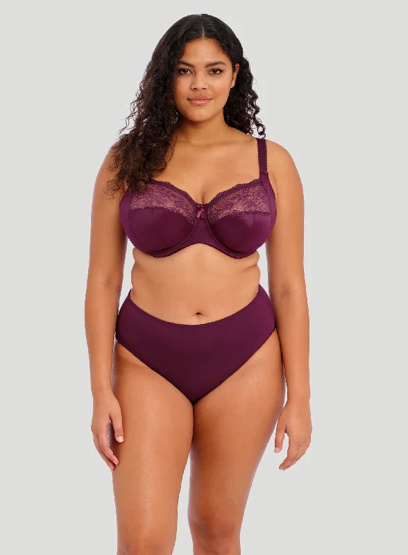 Elomi: Morgan Underwired Banded Bra Blackberry