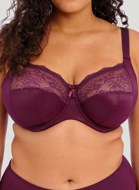 Elomi: Morgan Underwired Banded Bra Blackberry