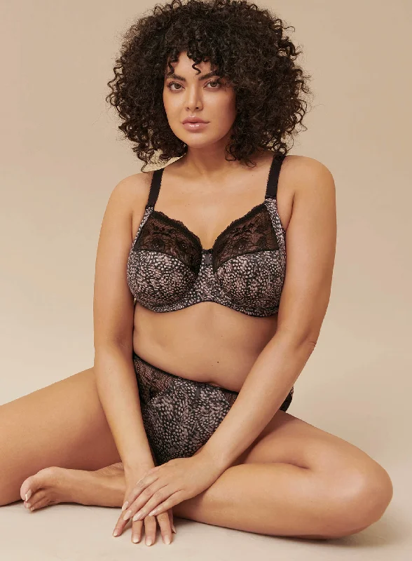 Elomi: Morgan Underwired Banded Bra Ebony