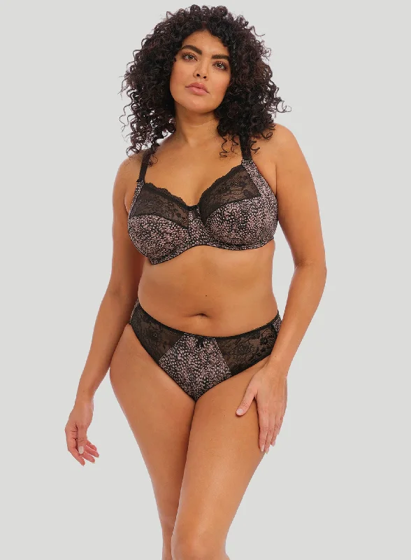 Elomi: Morgan Underwired Banded Bra Ebony