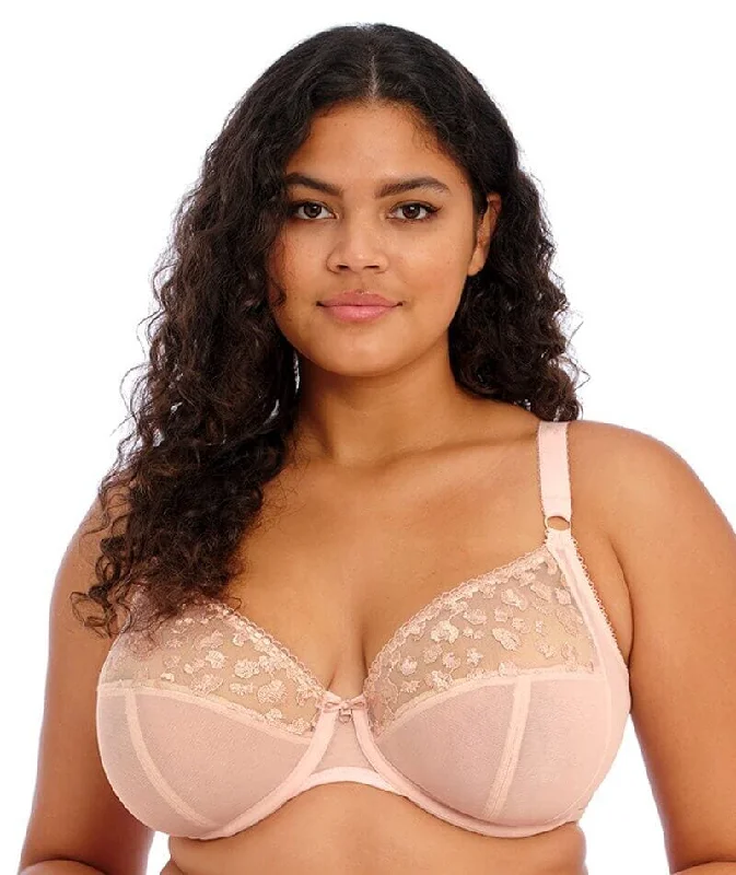 Elomi Namrah Underwired Bandless Plunge Bra - Pale Blush