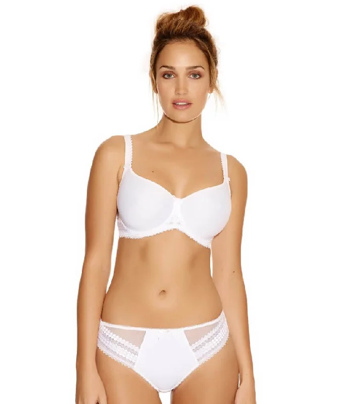 Fantasie Rebecca Moulded Spacer with Embroidery Underwired Bra - White