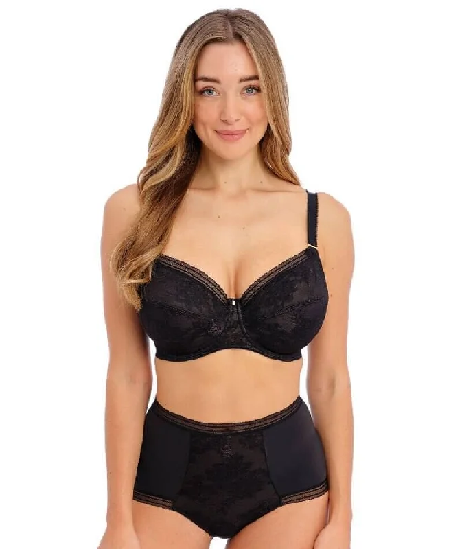 Fantasie Fusion Lace Underwire Full Cup Side Support Bra - Black